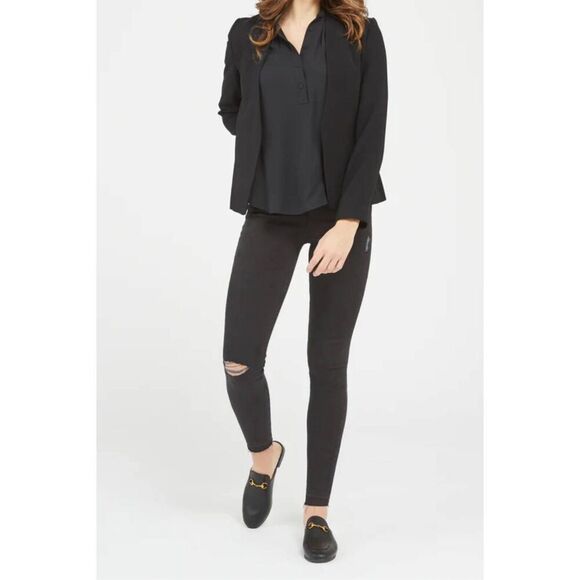 SPANX Vintage Distressed Ankle Skinny Jeans Size S/P - Picture 4 of 6